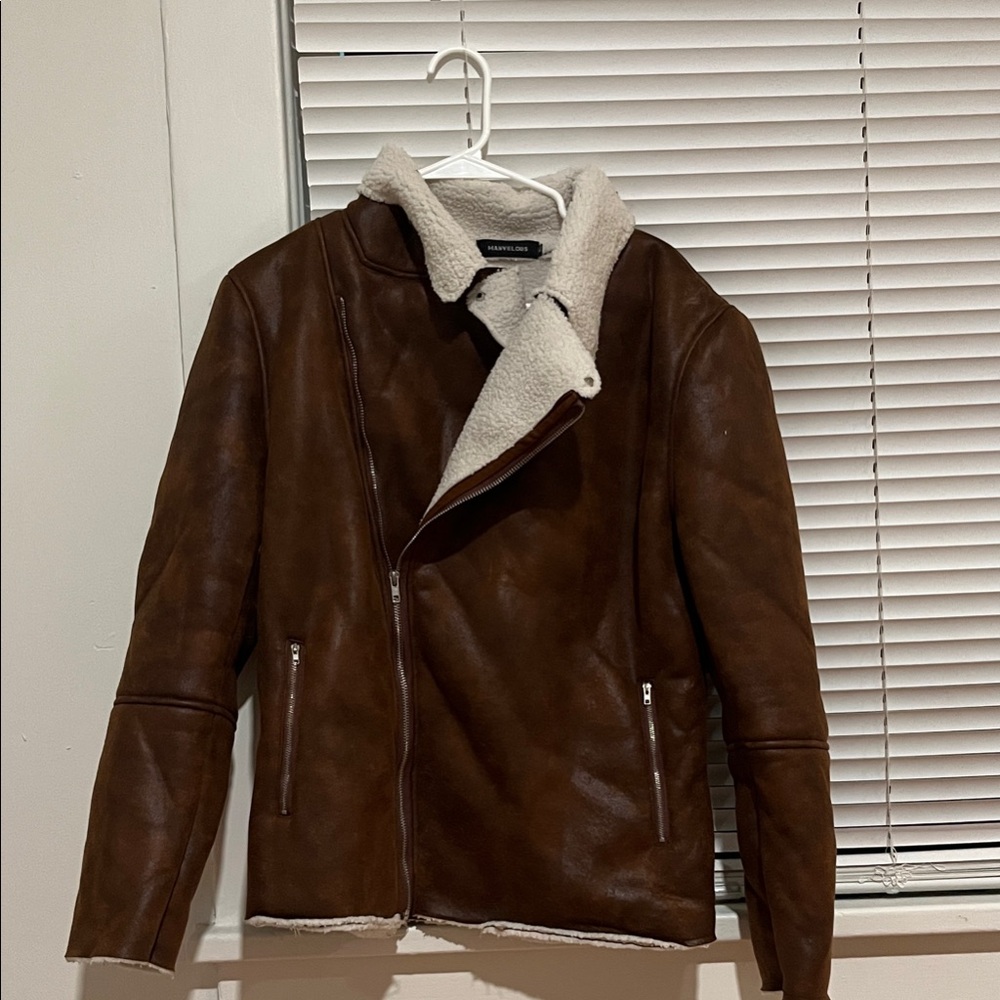 Faux Leather Jack